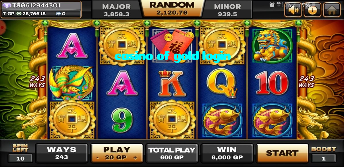 casino of gold login